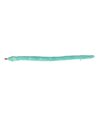 Aurora X-Large Aqua Snake Playful Plush Toy Blue 53"