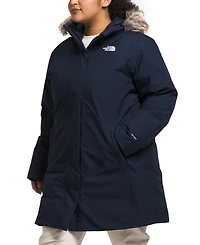 The North Face Plus Arctic Faux-Fur-Trim Hooded Coat