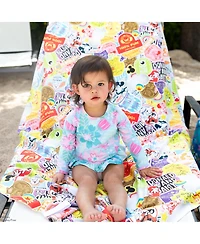 Bumkins Baby Disney 100 Years Happy Faces Lightweight Roll and Go Blanket