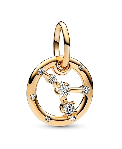 Pandora 14k Gold-Plated Zodiac Dangle Charm