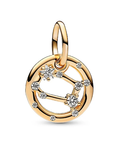 Pandora 14k Gold-Plated Zodiac Dangle Charm