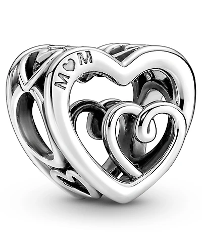 Pandora Sterling Silver Entwined Infinite Hearts Charm