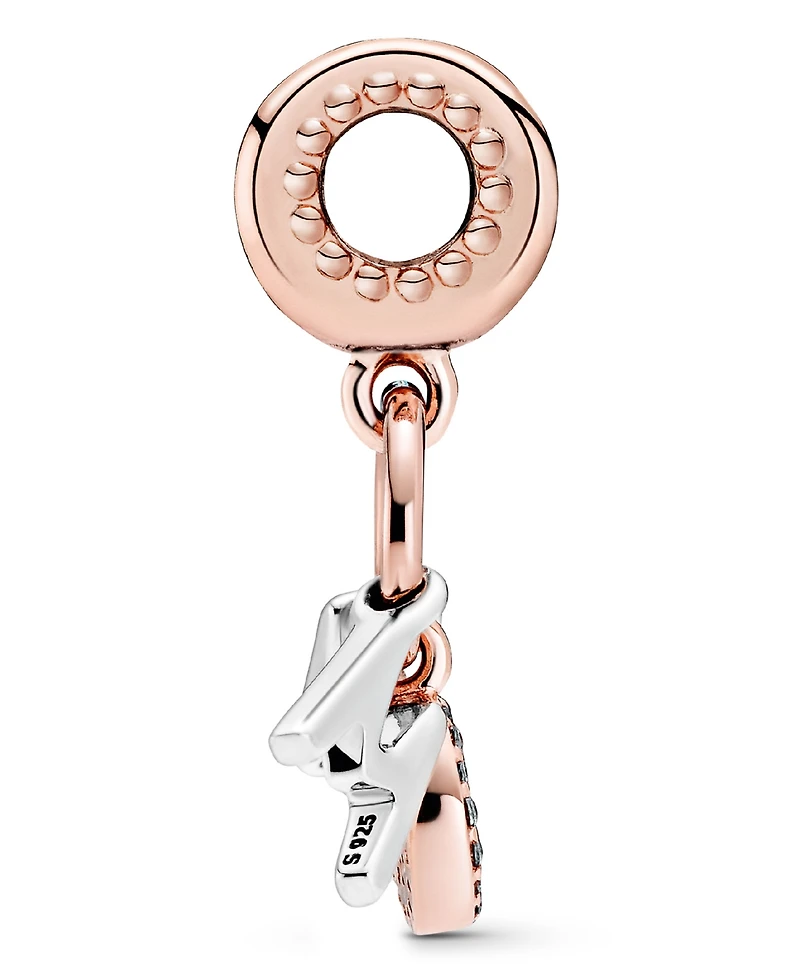 Pandora Cubic Zirconia Mom Letters Dangle Charm