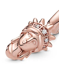 Pandora Cubic Zirconia New York Statue of Liberty Dangle Charm