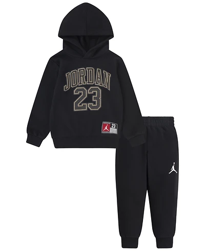 Jordan Boys Toddler 2T-4T 2-Piece Jersey Pack Pullover Hoodie and Jogger Pants Set