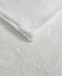 Closeout! Kenneth Cole Reaction Solid Faux Fur Throw, 60x50