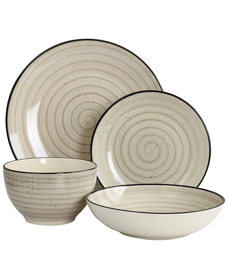 Elama Gia 24 Pc. Dinnerware Set, Service for 6