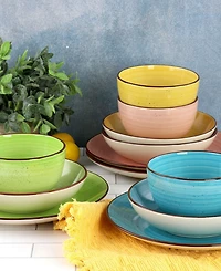 Elama Hudson 12 Pc. Dinnerware Set, Service for 4