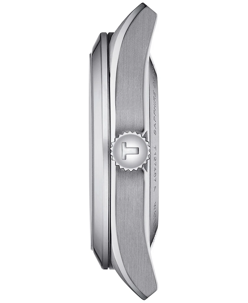 Tissot Men's Swiss Automatic Gentleman Powermatic 80 Silicium Stainless Steel Bracelet 40mm