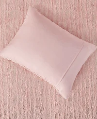 Intelligent Design Naomi Metallic Print Faux Fur 3 Piece Comforter Set, Full/Queen