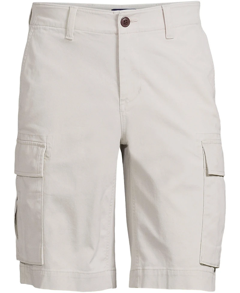 Lands' End Big & Tall 10.5" Traditional Fit Stretch Knockabout Cargo Shorts