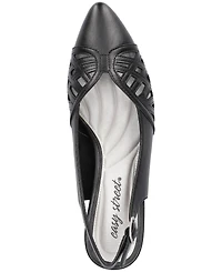Easy Street Women's Bizzy Buckle Slingback Pumps