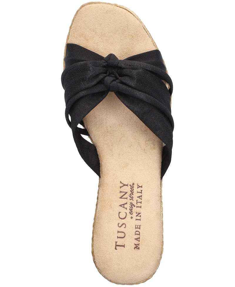 Easy Street Women's Ghita Slip-On Wedge Sandals