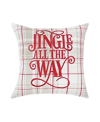 Jingle All The Way Printed Throw Pillow