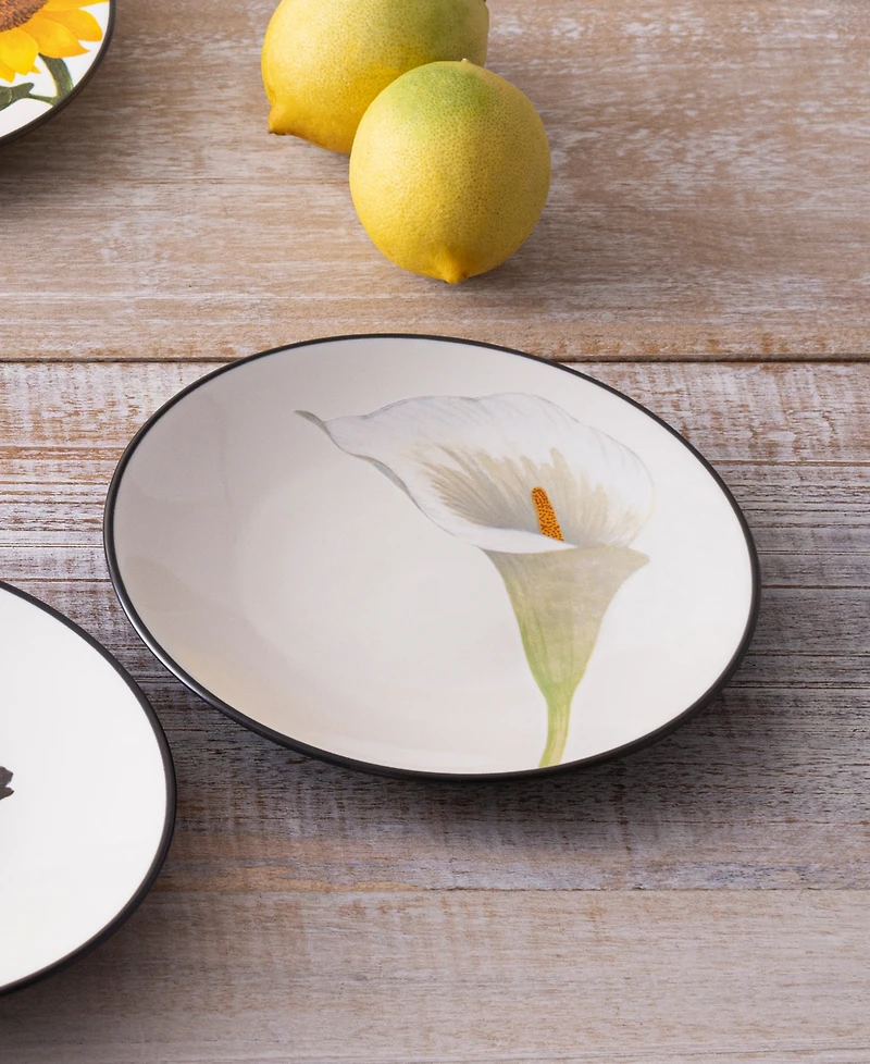Noritake Colorwave Floral Appetizer Plates, Set of 4