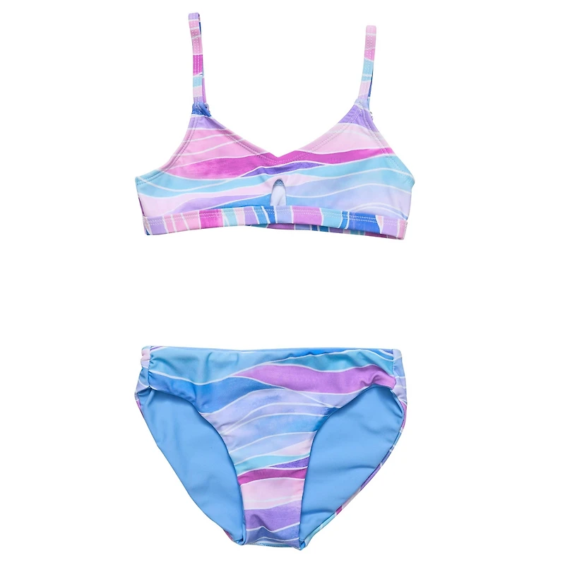 Toddler, Child Girl Water Hues Keyhole Bikini