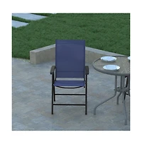 Outdoor Folding Patio Sling Chair / Portable (2 Pack)