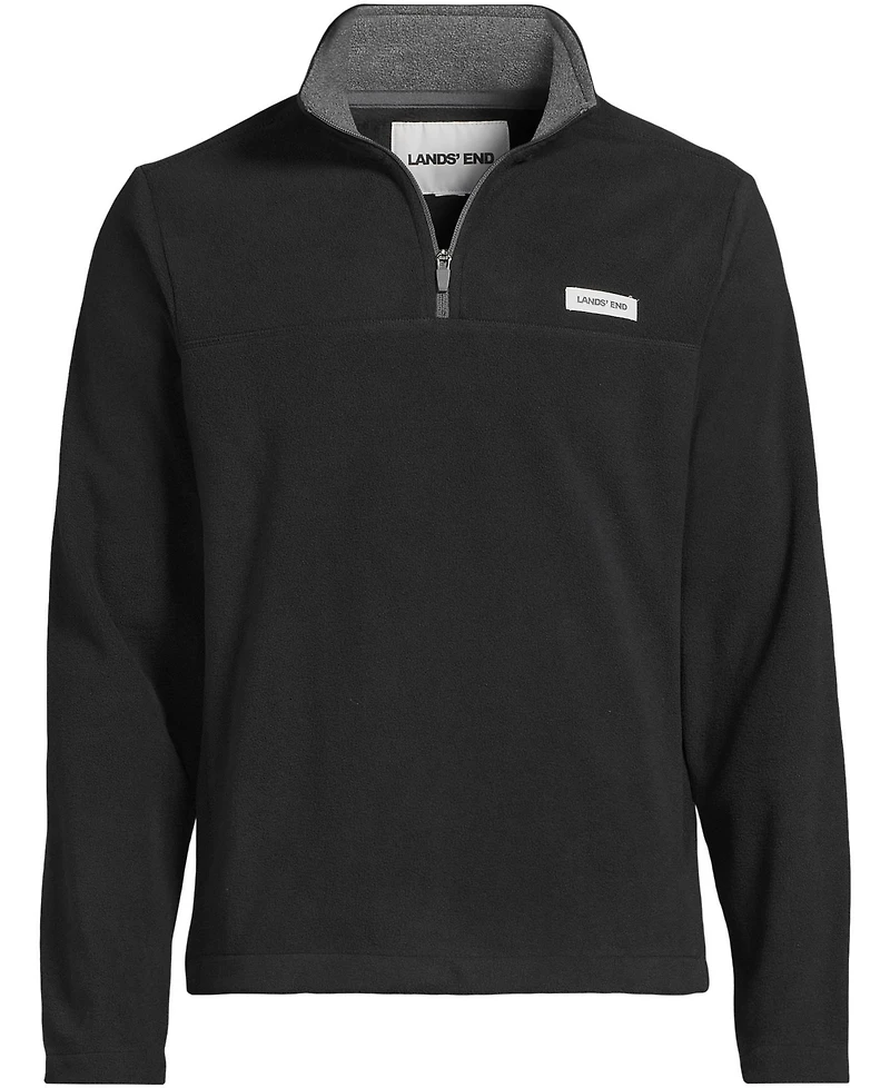 Lands' End Big & Tall Anyweather Fleece Quarter Zip Pullover