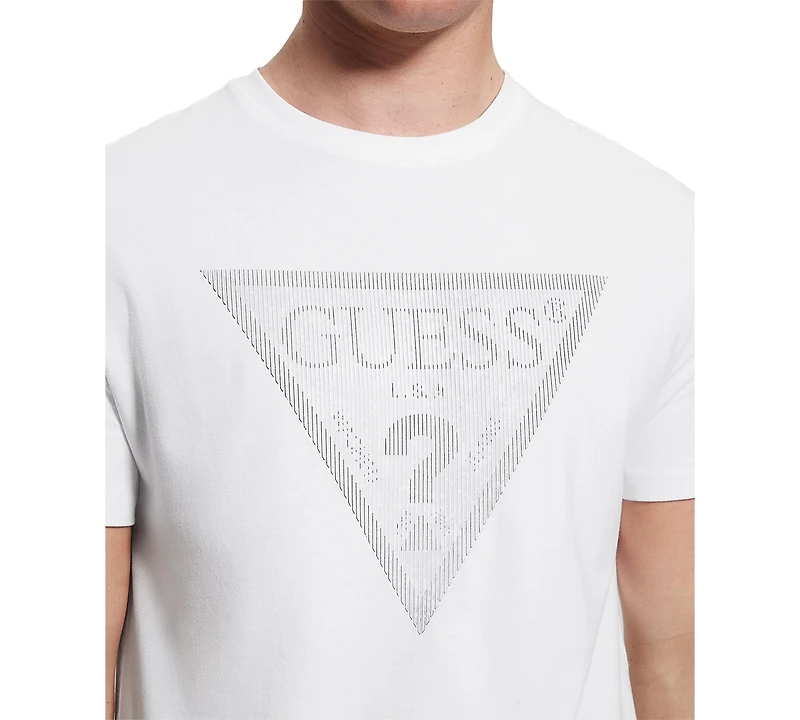 Guess Men's Eco Triangle Crewneck Tee