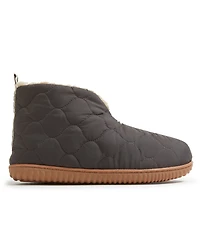 Dearfoams Women's Warm Up Bootie House Shoe Boot Slipper
