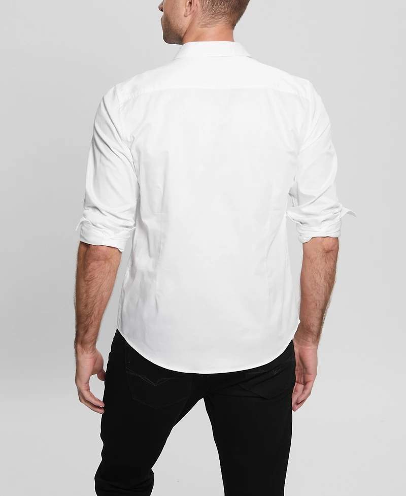 Guess Men's Luxe Stretch Long Sleeves Shirt