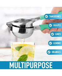 Lemon Squeezer Stainless Steel with Premium Heavy Duty Solid Metal Bowl