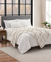 Lucky Brand Palmdale Plaid Cozy Plush Throw, 50" x 70"
