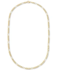 Mariner & Figaro Link 22" Chain Necklace (4mm) in 10k Gold