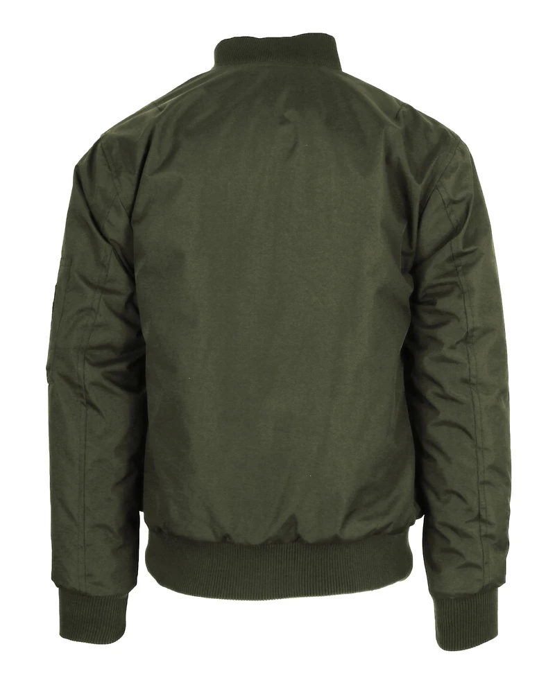 Spire By Galaxy Men's Oversized Heavyweight Ma-1 Bomber Flight Jacket