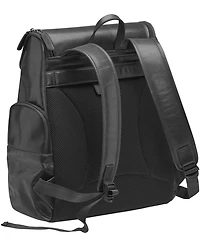 Mancini Men's Buffalo Backpack with Zippered Laptop, Tablet Compartment