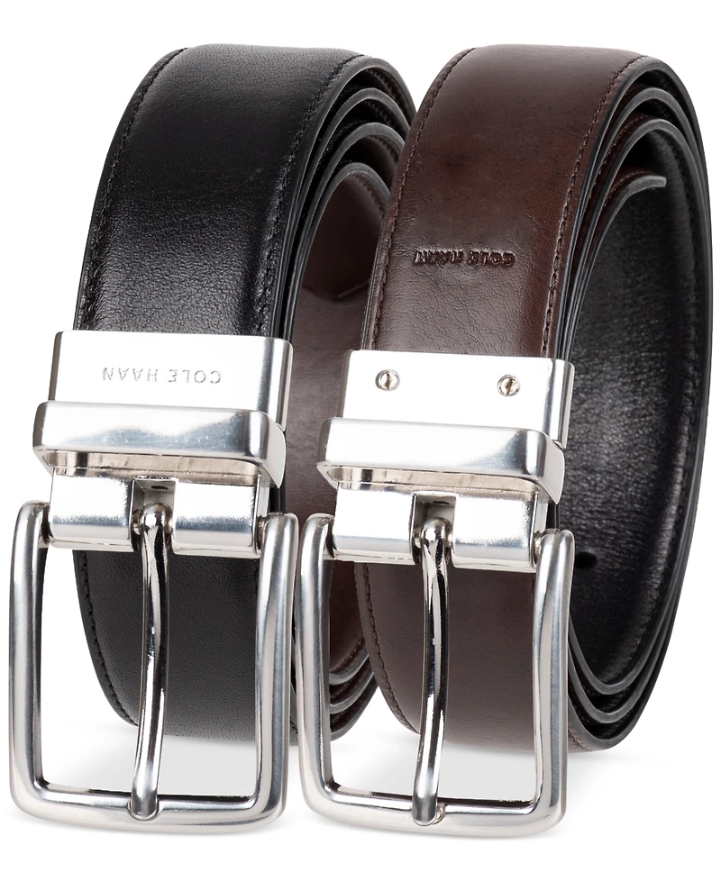 Cole Haan Men's Reversible Leather Dress Belt
