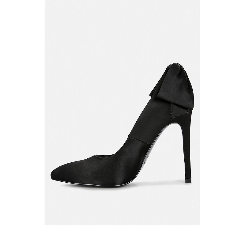 Hornet Satin Stiletto Pumps