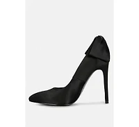 Hornet Satin Stiletto Pumps