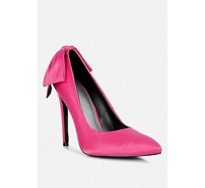 Hornet Satin Stiletto Pumps