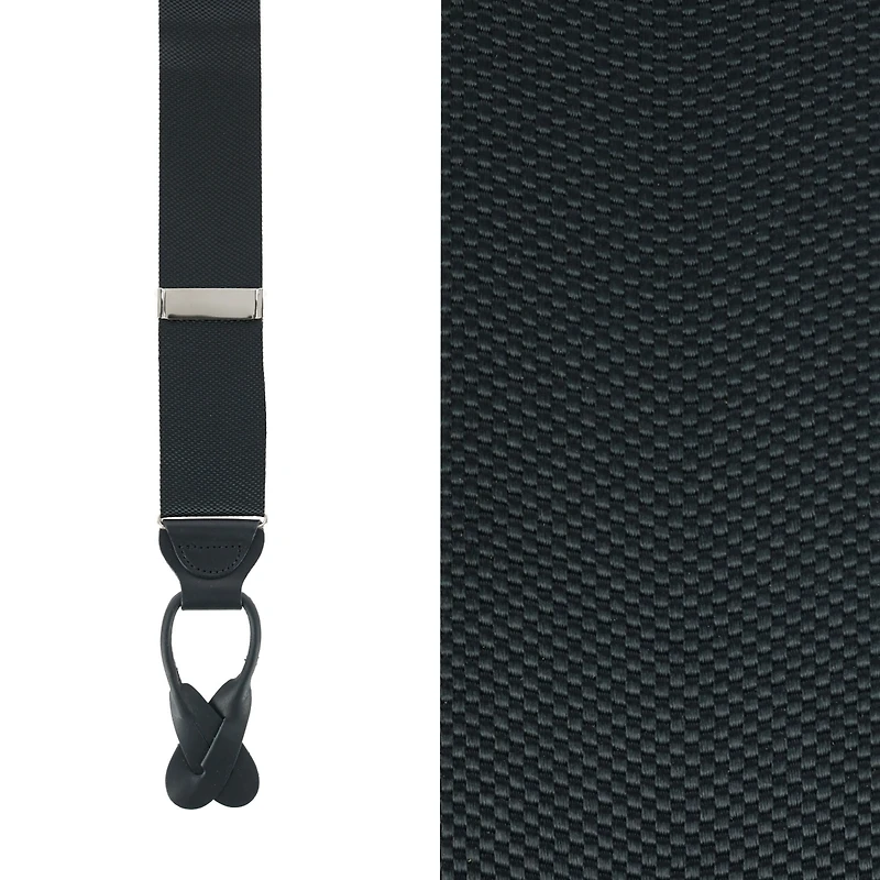Trafalgar Men's Hudson Nylon Button End Suspenders