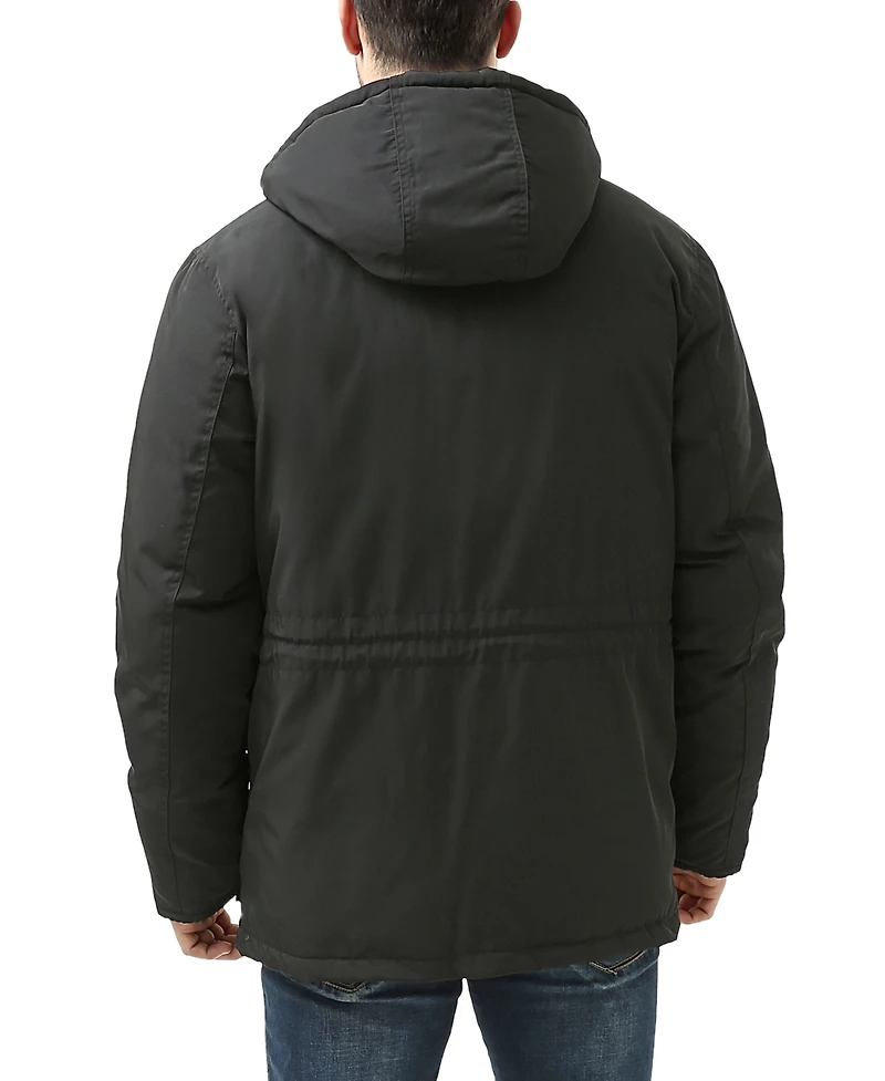 Moderm Men Hooded Down Parka Coat