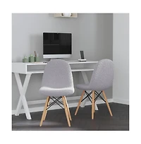 Set Of 2 Lyon Accent Chairs, Modern Chair For Bedroom, Entryway, And Living Room