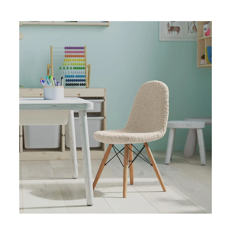 Children's Lyon Accent Chair, Modern Chair For Bedroom, Entryway, And Living Room