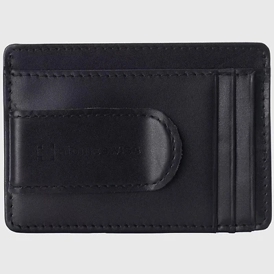 Alpine Swiss Mens Rfid Money Clip Leather Minimalist Wallet Card Case Id Window