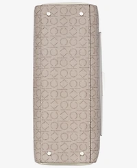 Hadley Signature Colorblocked Triple Compartment Tote