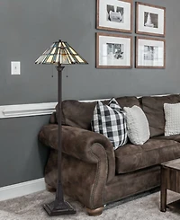62" Height Metal and Resin Floor Lamp
