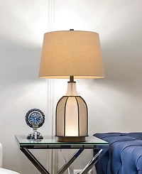 Morgan 28" Height Table Lamp with Mesh Grill
