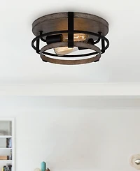Clarita 5" Height Metal Semi Flush Mount