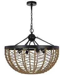 Lillington 4 Light 20.375" Height Metal Pendant