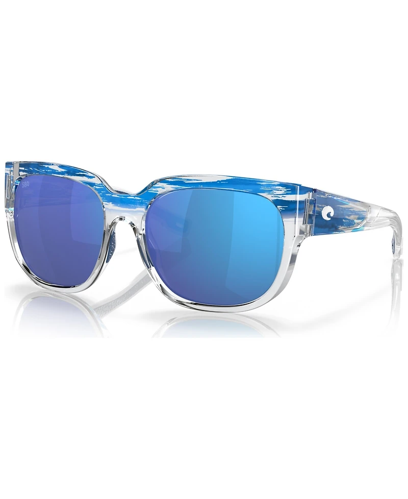 Costa Del Mar Women's Freedom Series Waterwoman 2 Polarized Sunglasses, Mirror Polar 6S9004