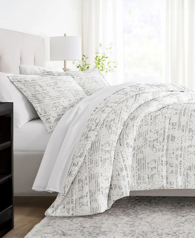 ienjoy Home Ultra Soft Distressed Field 3-Pc. Comforter Set, King