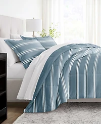 ienjoy Home Ultra Soft Stripe Reversible 2- Pc. Comforter Set, Twin