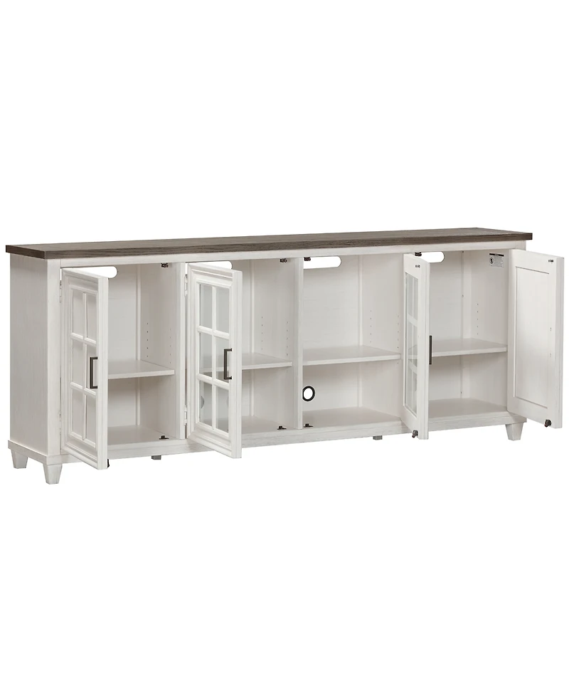 84" Dawnwood Tv Console with 4 Doors