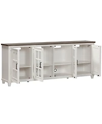 84" Dawnwood Tv Console with 4 Doors