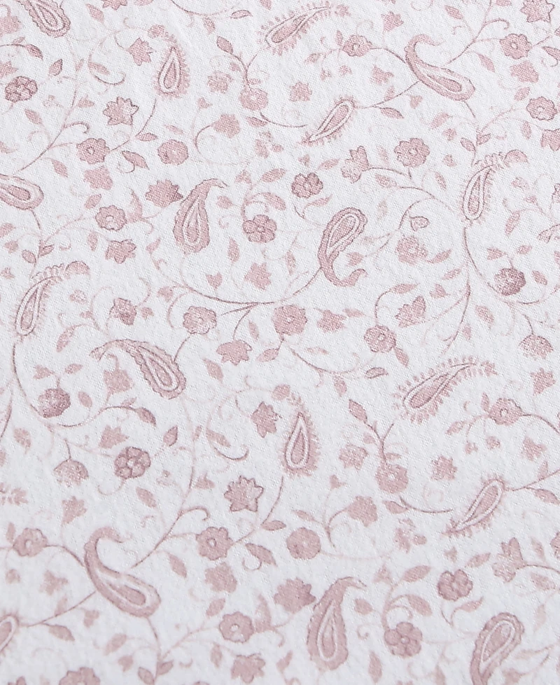 Laura Ashley Paisley Prance Cotton Flannel -Pc. Sheet Set